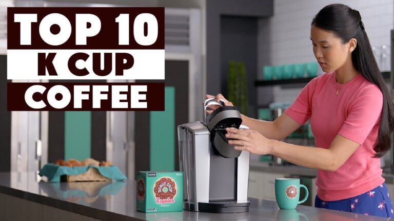 Girl makes coffee using capsules