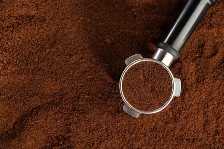 Ground coffee
