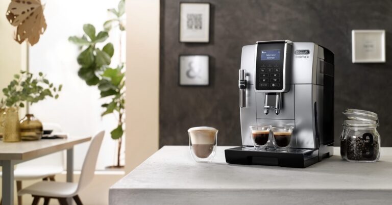 Coffee machine on the table
