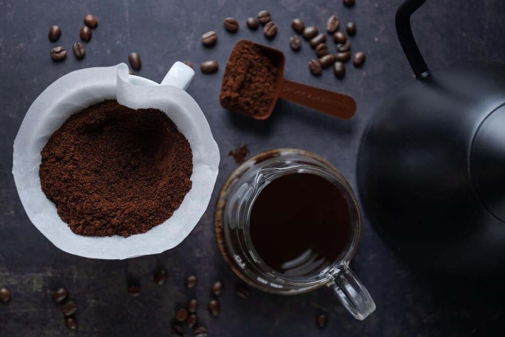 Ground coffee