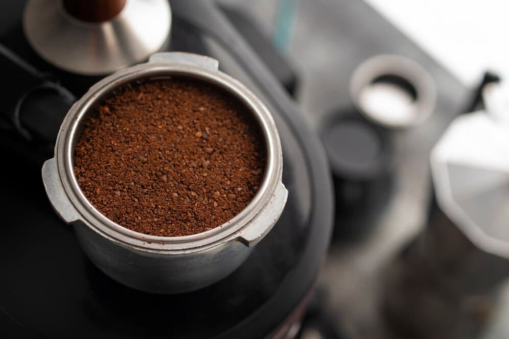 Ground coffee
